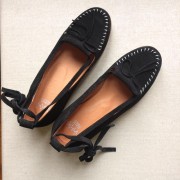 Grace Black Suede Crepe Sole